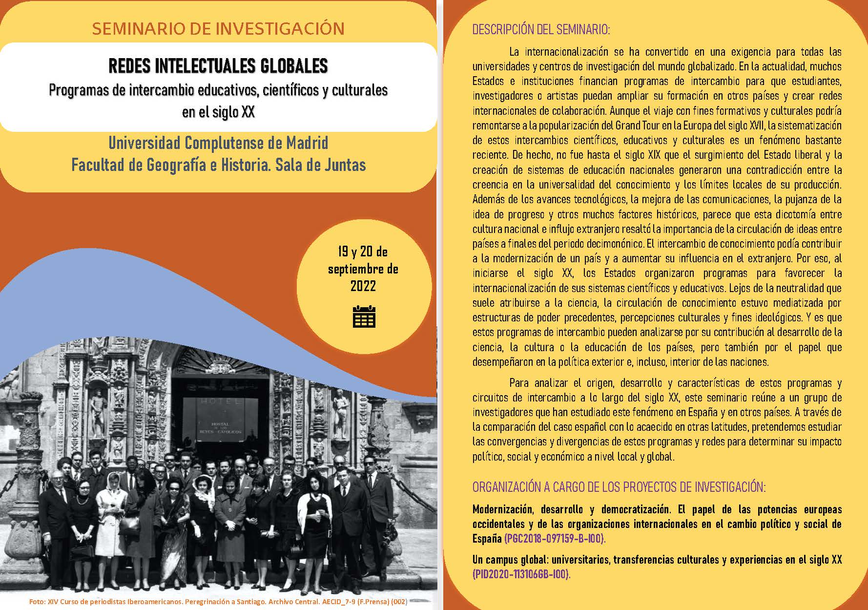 Seminario de Investigación Redes intelectuales globales